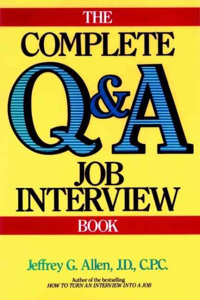 The Complete Q&A Job Interview Book cover