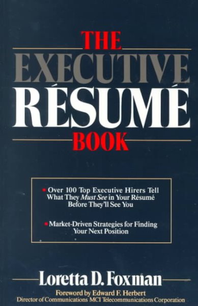 The Executive Résumé Book cover
