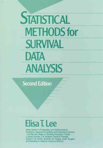 Statistical Methods for Survival Data Analysis (Wiley Series in Probability and Statistics) cover