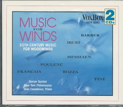 Music For Winds: 20th Century Music for Woodwinds cover