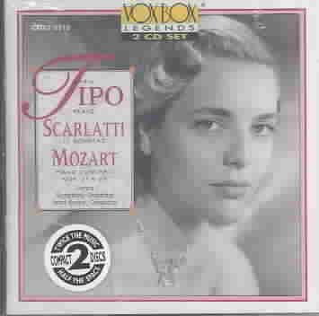 Maria Tipo Plays Scarlatti (12 Sonatas) and Mozart (Piano Concerti Nos. 21 & 25) cover