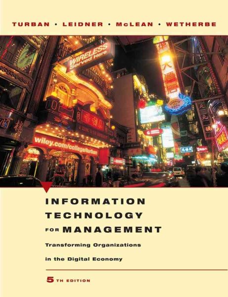Information Technology for Management: Transforming Organizations in the Digital Economy cover