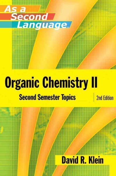 Organic Chemistry II as a Second Language: Second Semester Topics cover
