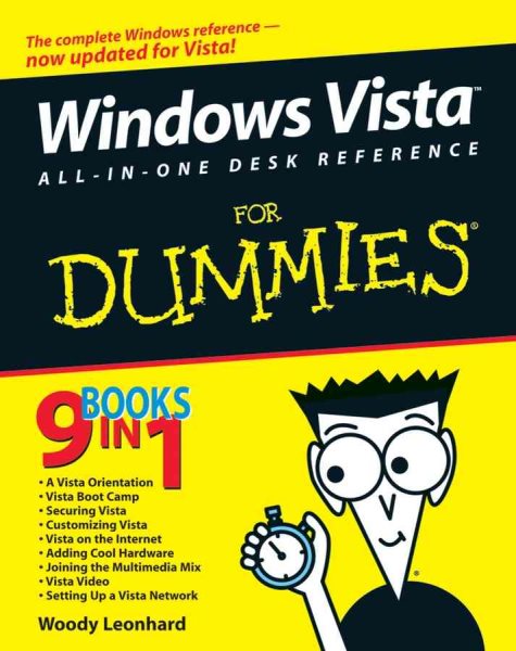 Windows Vista All-in-One Desk Reference For Dummies cover