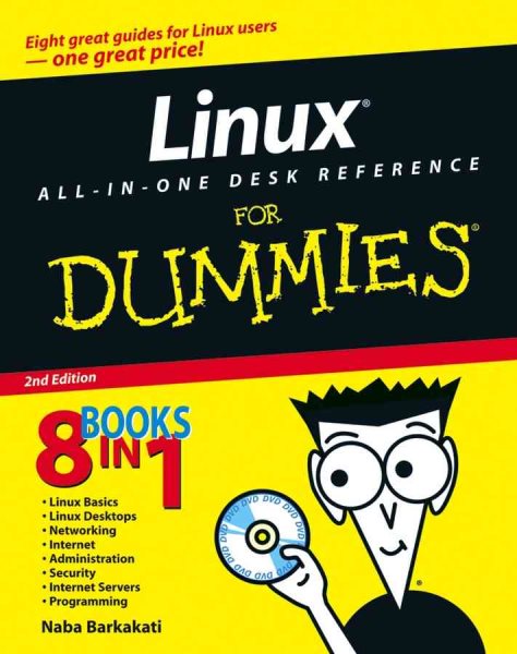Linux All-in-One Desk Reference For Dummies (For Dummies (Computers)) cover