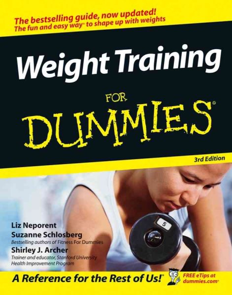 Weight Train for Dummies 3rd Edition cover