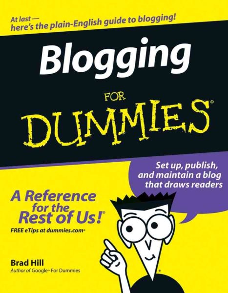Blogging For Dummies cover