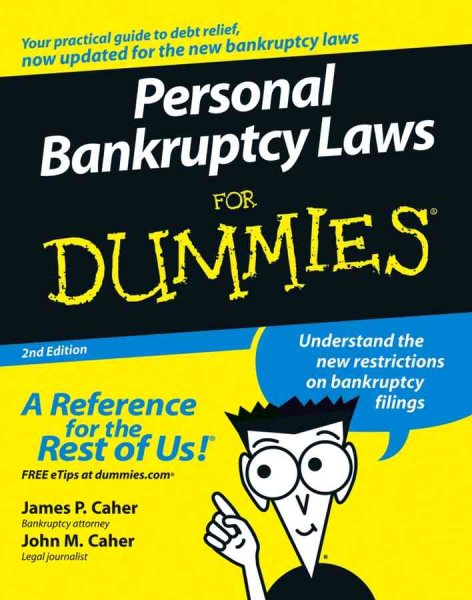 Personal Bankruptcy Laws For Dummies, 2nd Edition cover