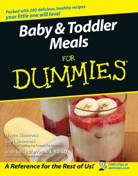 Baby and Toddler Meals For Dummies cover