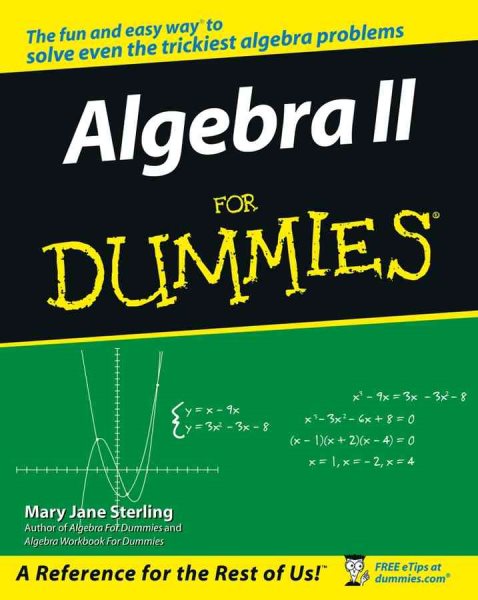 Algebra II For Dummies cover