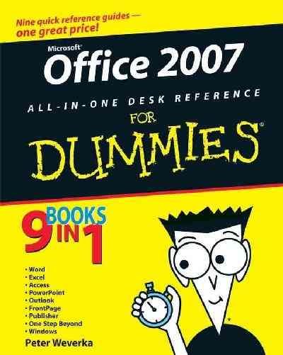 Office 2007 All-in-One Desk Reference For Dummies cover