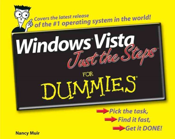 Windows Vista Just the Steps For Dummies cover