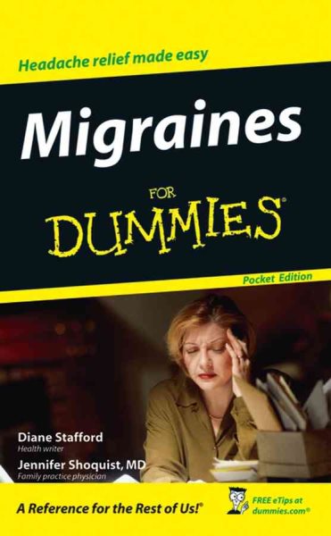 Migraines For Dummies cover