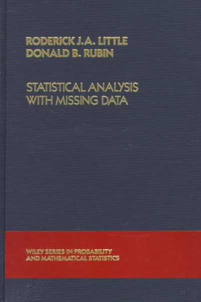 Statistical Analysis With Missing Data (Wiley Series in Probability and Statistics) cover