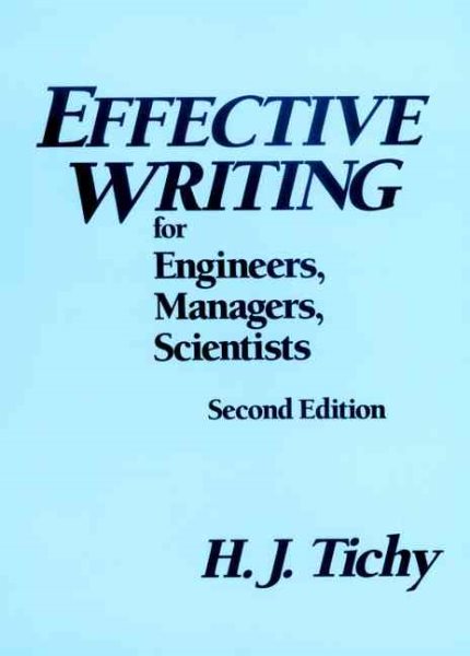 Effective Writing for Engineers, Managers, Scientists, 2nd Edition cover