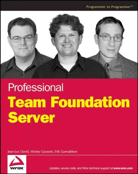 Professional Team Foundation Server cover