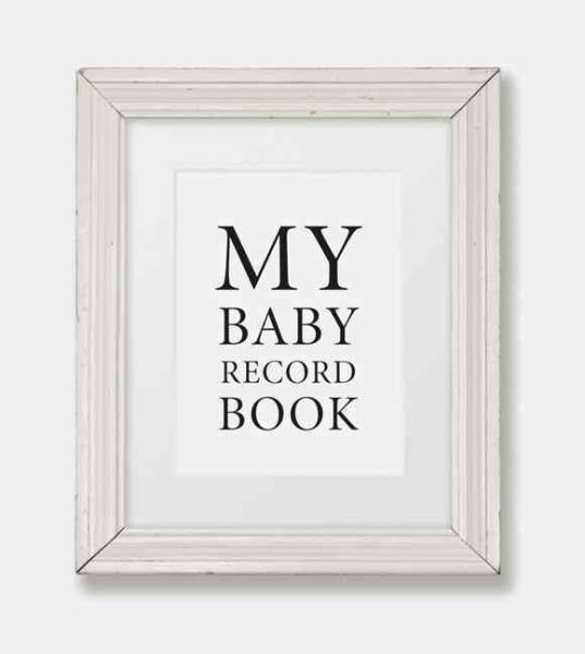 My Baby Record Book cover