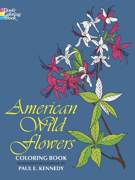 American Wild Flowers Coloring Book (Dover Nature Coloring Book) cover