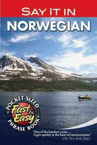 Say It in Norwegian (Dover Language Guides Say It Series) cover