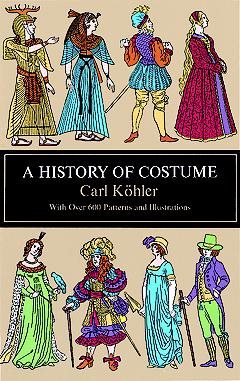 A History of Costume (Dover Fashion and Costumes) cover