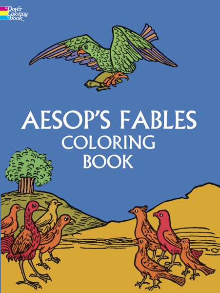 Aesop's Fables Coloring Book cover