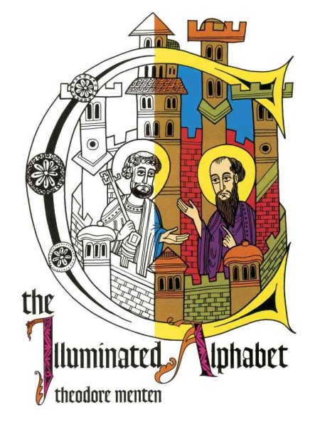 The Illuminated Alphabet (Dover Coloring Book) cover