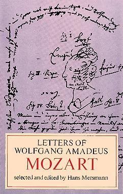 Letters of Wolfgang Amadeus Mozart cover