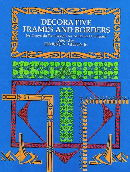 Decorative Frames and Borders (Dover Pictorial Archive) cover