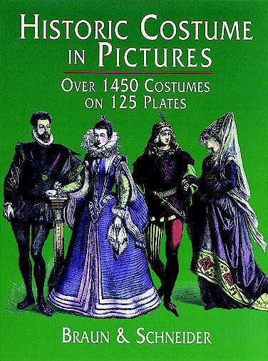 Historic Costume in Pictures (Dover Fashion and Costumes) cover