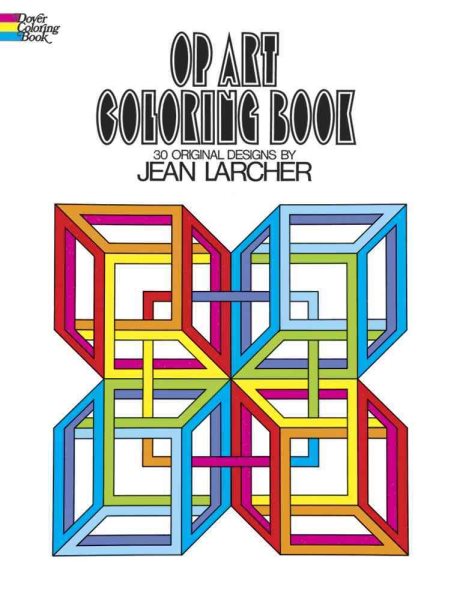 Op Art Coloring Book (Dover Design Coloring Books) cover