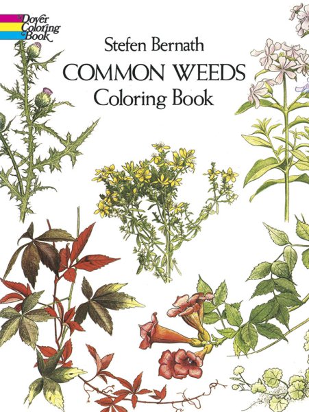 Common Weeds: Coloring Book cover