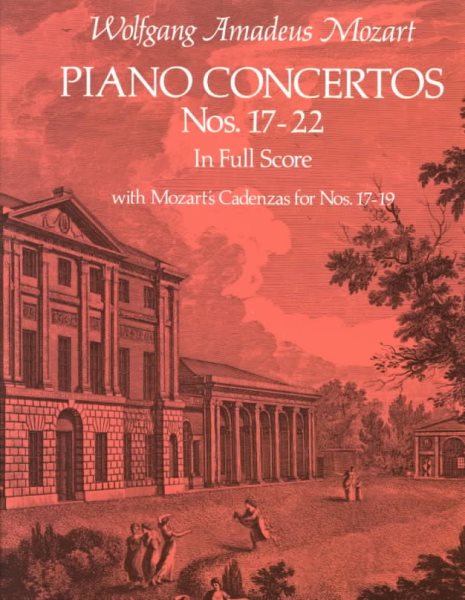 Piano Concertos Nos. 17-22 in Full Score (Dover Music Scores) cover