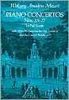 Piano Concertos Nos. 23-27 in Full Score (Dover Music Scores) cover