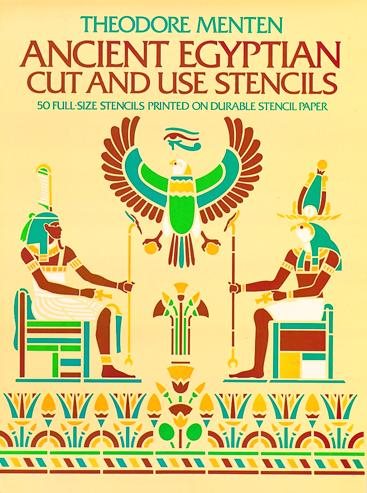 Ancient Egyptian Cut and Use Stencils cover