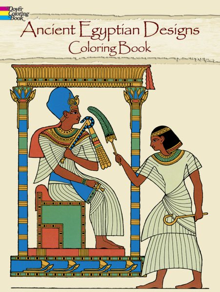 Ancient Egyptian Designs Coloring Book (Dover Design Coloring Books) cover