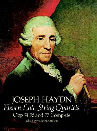 Eleven Late String Quartets, Opp. 74, 76 and 77, Complete (Dover Chamber Music Scores) cover