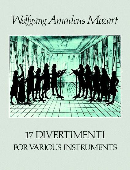 17 Divertimenti for Various Instruments (Dover Music Scores) cover