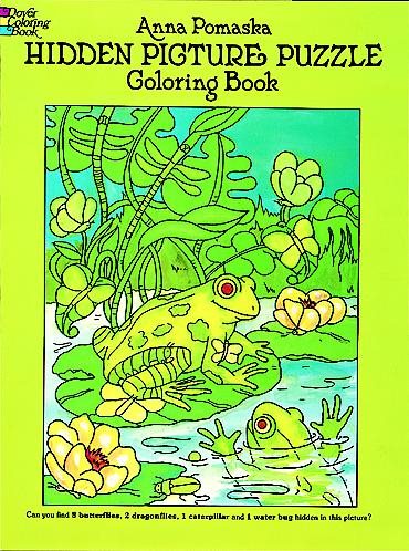 Hidden Picture Puzzle Coloring Book (Dover Children's Activity Books) cover