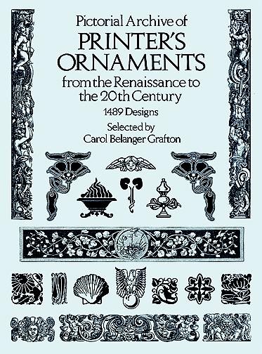 Pictorial Archive of Printer's Ornaments: from the Renaissance to the 20th Century (Dover Pictorial Archive Series) cover