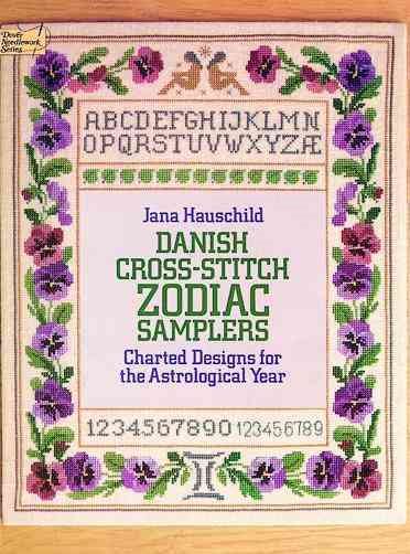 Danish Cross-Stitch Zodiac Samplers (Dover Needlework) cover