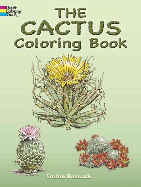The Cactus Coloring Book (Dover Nature Coloring Book) cover