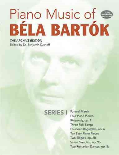 Piano Music of Béla Bartók, Series I: The Archive Edition (Dover Music for Piano) cover