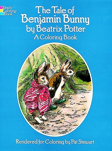 The Tale of Benjamin Bunny, a Coloring Book (Dover Coloring Book) cover