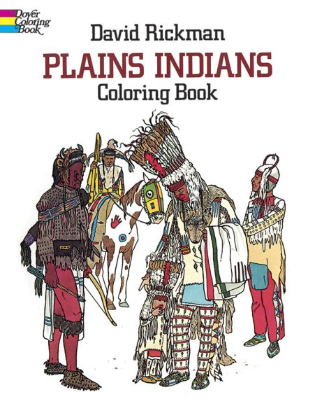Plains Indians Coloring Book (Dover History Coloring Book) cover