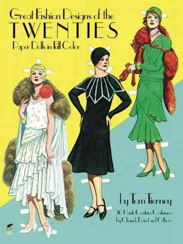 Great Fashion Designs of the Twenties: Paper Dolls in Full Color cover