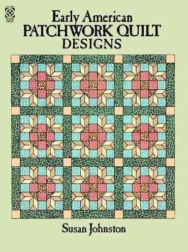Early American Patchwork Quilts to Color (Dover Coloring Books) cover