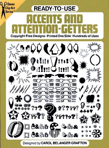 Ready-to-Use Accents and Attention-Getters (Dover Clip Art Ready-to-Use) cover