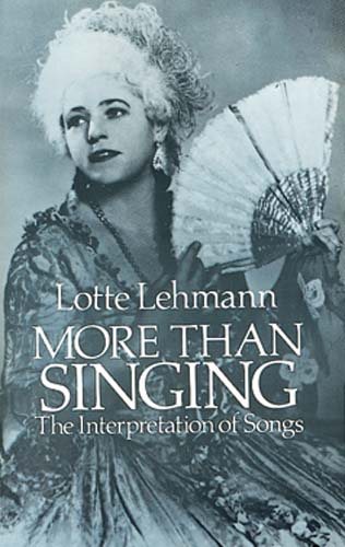 More Than Singing: The Interpretation of Songs cover