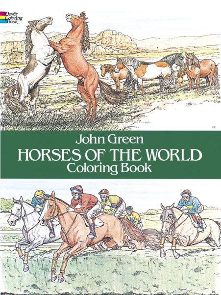 Horses of the World Coloring Book (Dover Nature Coloring Book) cover