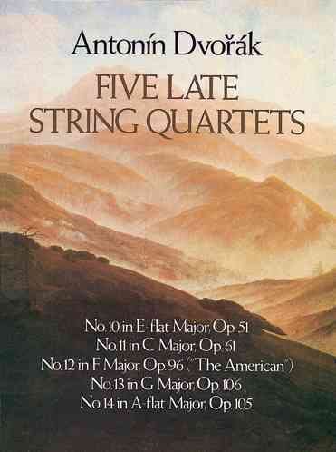 Five Late String Quartets (Dover Chamber Music Scores)